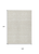 9' X 12' Ivory And Beige Chevron Washable Indoor Outdoor Area Rug