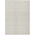 9' X 12' Ivory And Beige Chevron Washable Indoor Outdoor Area Rug