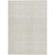 9' X 12' Ivory And Beige Chevron Washable Indoor Outdoor Area Rug
