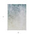 9' X 12' Beige Sky Blue And Teal Blue Ombre Washable Indoor Outdoor Area Rug