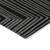 8' X 10' Black And Ivory Geometric Washable Indoor Outdoor Area Rug