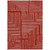 8' X 10' Red And Ivory Geometric Washable Indoor Outdoor Area Rug - 608219163020
