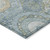10' X 14' Blue And Gold Medallion Washable Indoor Outdoor Area Rug