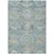 10' X 14' Blue And Gold Medallion Washable Indoor Outdoor Area Rug