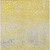9' X 12' Yellow And Gold Abstract Washable Indoor Outdoor Area Rug
