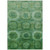 10' X 14' Emerald And Green Medallion Washable Indoor Outdoor Area Rug