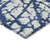 8' X 10' Navy Blue And Ivory Abstract Washable Indoor Outdoor Area Rug
