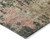 10' X 14' Sage Gray And Pink Abstract Washable Indoor Outdoor Area Rug