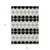 9' X 12' Black Ivory And Beige Geometric Washable Indoor Outdoor Area Rug