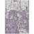 10' X 14' Lavender And Ivory Abstract Washable Indoor Outdoor Area Rug