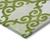 9' X 12' Lime Green And Ivory Trellis Washable Indoor Outdoor Area Rug