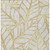 10' X 14' Gold And Beige Floral Washable Indoor Outdoor Area Rug