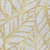 10' X 14' Gold And Beige Floral Washable Indoor Outdoor Area Rug