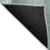 9' X 12' Pale Aqua And Teal Blue Striped Washable Indoor Outdoor Area Rug