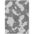 8' X 10' Gray And Ivory Abstract Washable Indoor Outdoor Area Rug