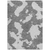 8' X 10' Gray And Ivory Abstract Washable Indoor Outdoor Area Rug