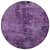 8' Round Purple Round Abstract Washable Non Skid Indoor Outdoor Area Rug - 608219116187
