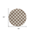 8' Brown And Beige Round Polka Dot Washable Indoor Outdoor Area Rug