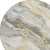 8' Gold And Silver Round Abstract Washable Indoor Outdoor Area Rug - Gold, Silver