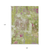 9' X 12' Lime Green Ivory And Pink Abstract Washable Indoor Outdoor Area Rug