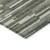 8' X 10' Olive Green Gray And Ivory Striped Washable Indoor Outdoor Area Rug