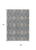 9' X 12' Gray Ivory And Navy Blue Floral Medallion Washable Indoor Outdoor Area Rug