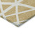 9' X 12' Gold And Ivory Geometric Washable Indoor Outdoor Area Rug Transitional Style - Gold, Ivory Color