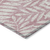 10' X 14' Blush And Ivory Floral Washable Indoor Outdoor Area Rug
