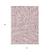 10' X 14' Blush And Ivory Floral Washable Indoor Outdoor Area Rug