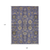 9' X 12' Purple Beige And Taupe Oriental Washable Indoor Outdoor Area Rug