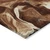 9' X 12' Orange Copper And Ivory Abstract Washable Indoor Outdoor Area Rug