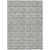 9' X 12' Gray Charcoal And Silver Geometric Washable Indoor Outdoor Area Rug