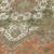 10' X 14' Rust Green And Brown Oriental Washable Indoor Outdoor Area Rug
