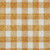 10' X 14' Orange And Beige Plaid Washable Indoor Outdoor Area Rug