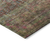8' X 10' Artichoke Green And Hot Pink Floral Washable Indoor Outdoor Area Rug