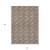 10' X 14' Brown And Beige Geometric Washable Indoor Outdoor Area Rug - 608219303648