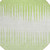 8' Lime Green And Ivory Round Striped Washable Indoor Outdoor Area Rug
