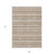 9' X 12' Brown And Beige Southwestern Washable Indoor Outdoor Area Rug - Brown, Beige