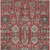 9' X 12' Red Beige And Charcoal Oriental Washable Indoor Outdoor Area Rug