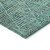 10' X 14' Teal Blue And Charcoal Geometric Washable Indoor Outdoor Area Rug