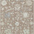 10' X 14' Taupe Beige And Gray Floral Washable Indoor Outdoor Area Rug - Taupe, Beige, Gray