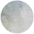 8' Beige Sky Blue And Teal Blue Round Ombre Washable Indoor Outdoor Area Rug