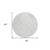 8' Ivory Beige And Tan Round Geometric Washable Indoor Outdoor Area Rug