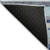 8' X 10' Blue Gray And Ivory Striped Washable Indoor Outdoor Area Rug