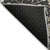 8' Black Brown And Ivory Round Moroccan Washable Indoor Outdoor Area Rug