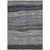 8' X 10' Gray Charcoal And Silver Striped Washable Indoor Outdoor Area Rug - 608219170028