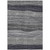8' X 10' Gray Charcoal And Silver Striped Washable Indoor Outdoor Area Rug - 608219170028