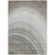 8' X 10' Gray Silver And Beige Abstract Washable Indoor Outdoor Area Rug