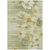 8' X 10' Sage Fern Green And Ivory Floral Washable Indoor Outdoor Area Rug