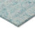 10' X 14' Teal Blue And Pink Floral Medallion Washable Indoor Outdoor Area Rug